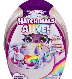 Hatchimals Figurer*Legetøj - Alive Rainbow Hatchery