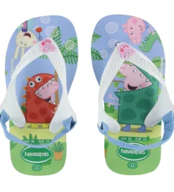 Klipklappere-Havaianas Klipklapper - Baby Peppa Pig - Hvid
