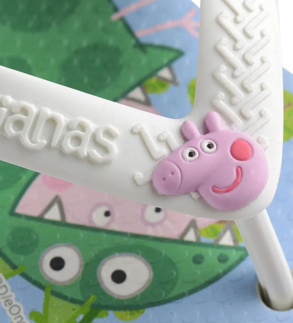 Klipklappere-Havaianas Klipklapper - Baby Peppa Pig - Hvid