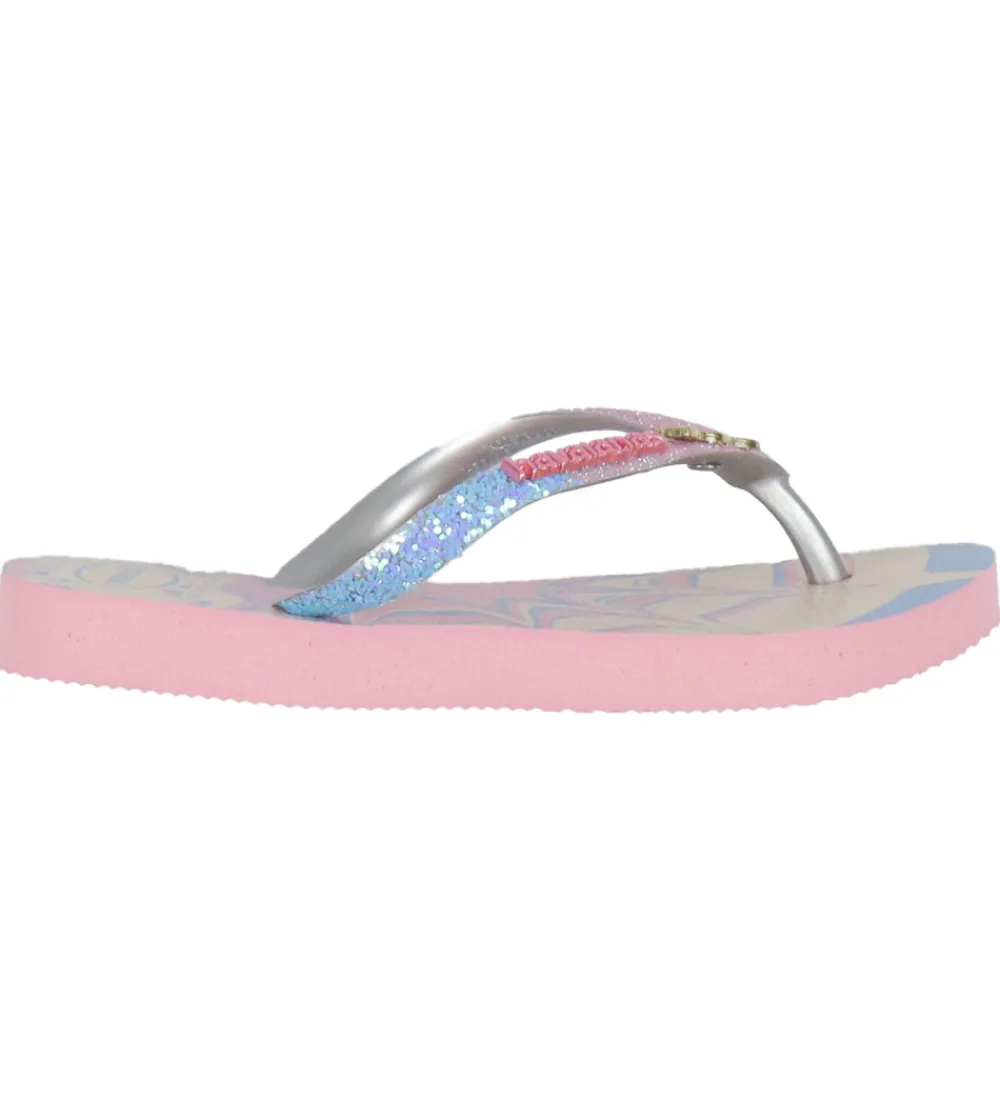 Klipklappere-Havaianas Klipklapper - Slim Glitter - Pink Glow