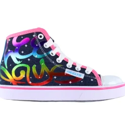 Sneakers-Heelys Rullestøvler - Veloz - Denim/Rainbow