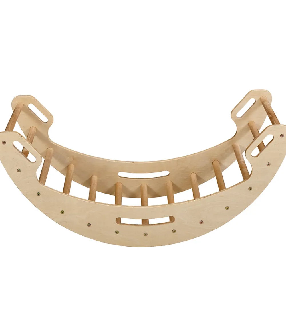 Motorisk Legetøj|Tumlemøbler-Hemmingsen Kids Klatrebue - Luna - 90x45x48 cm - Nature