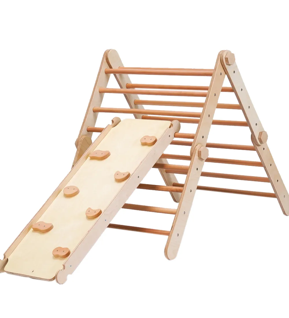 Hemmingsen Kids Trælegetøj|Motorisk Legetøj*Klatrestativ - Alice - 110x45 cm - Natur