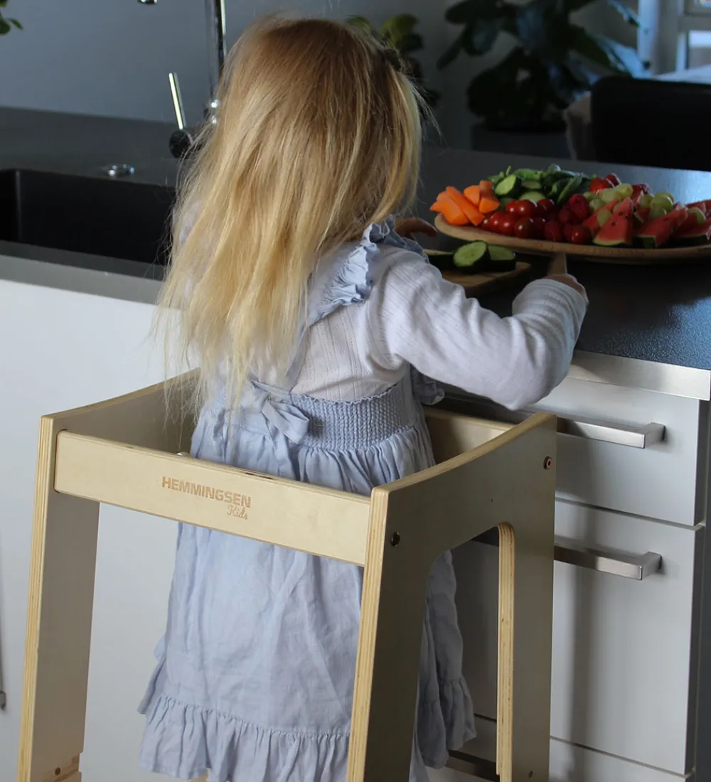 Hemmingsen Kids Stole|Skamler*Læringstårn - Martin - 40x42x86 cm - Natur