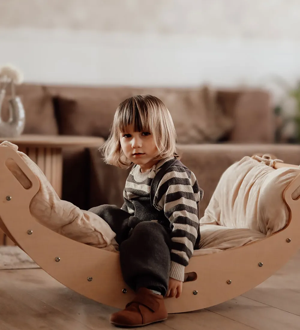 Madrasser-Hemmingsen Kids Luksus Madras - Velour - Luna - 140x60 cm - Beig