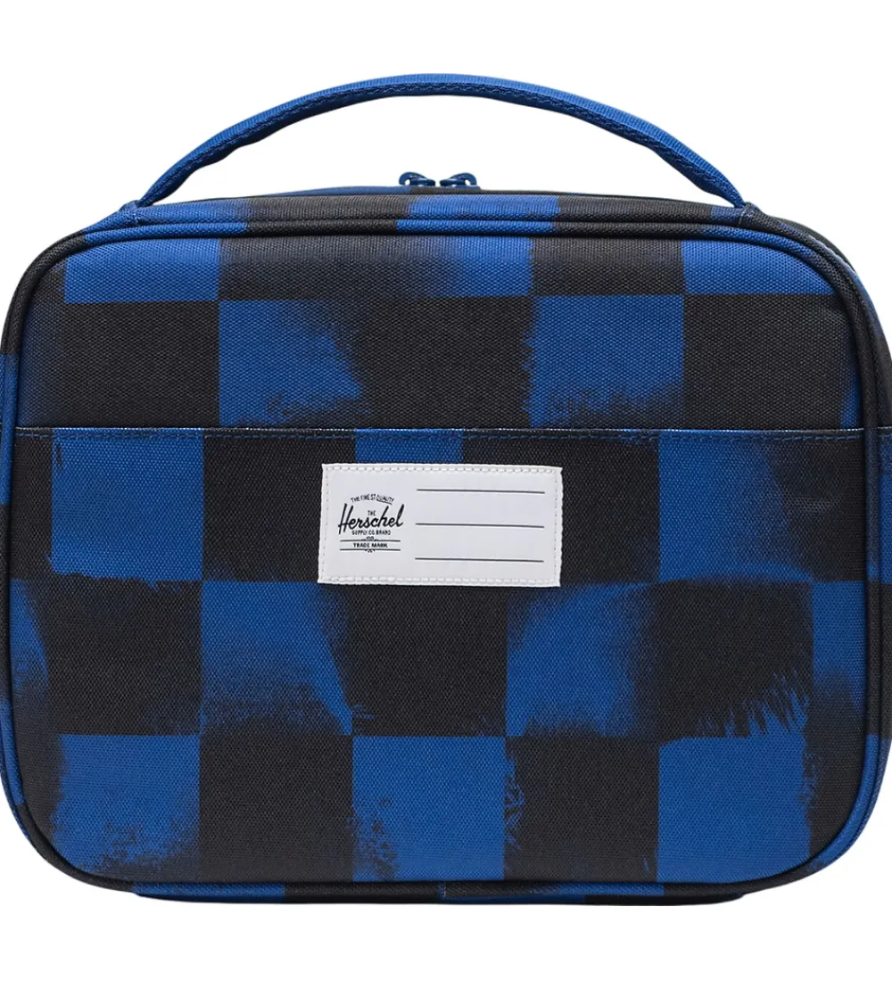Køletasker-Herschel Køletaske - Pop Quiz - Stencil Checker Sodalite Blue