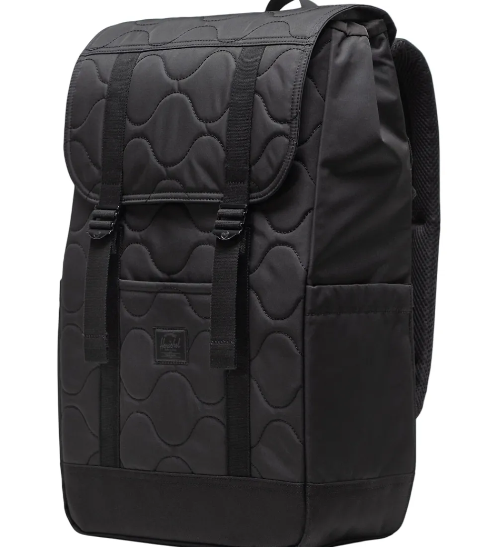 Tasker|Rygsække-Herschel Rygsæk - Retreat - Quilted Capsule - 23 L - Sort