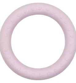 Bideringe|Babylegetøj-Hevea Bideringe - 2-pak - Powder Pink & Tan Beige