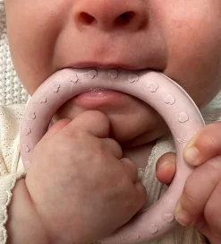 Hevea Bideringe|Babylegetøj*Bideringe - 2-pak - Sand & Tan Beige