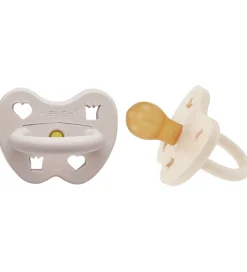 Hevea Sutter*Sutter - 3-36 mdr - 2-pak - Naturgummi - Milky/Soft Pebble