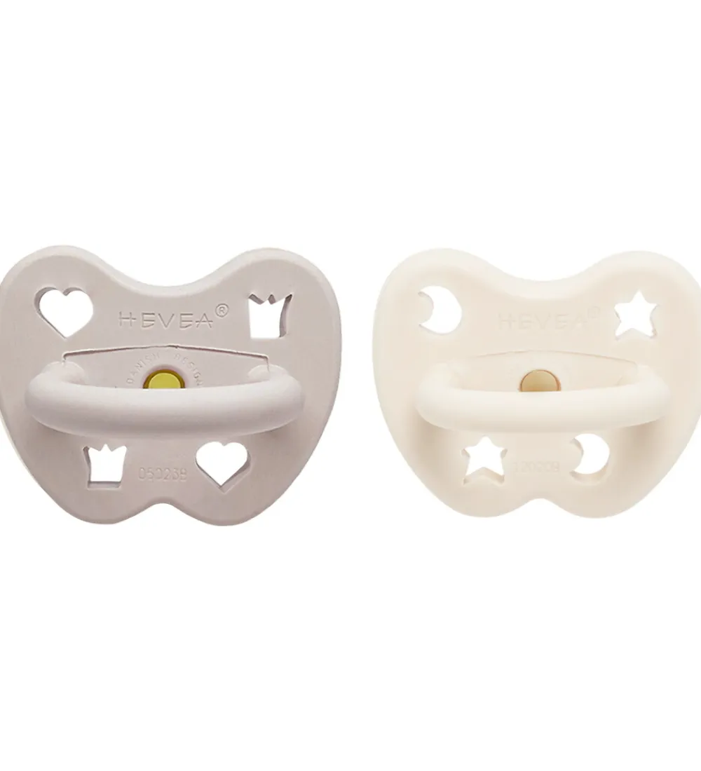 Hevea Sutter*Sutter - 3-36 mdr - 2-pak - Naturgummi - Milky/Soft Pebble