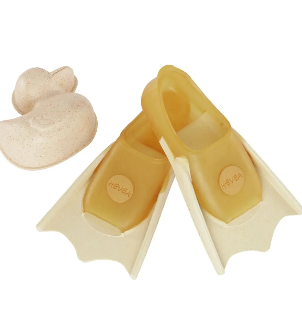 Hevea Svømmefødder*Svømmefødder - Naturgummi - Sand