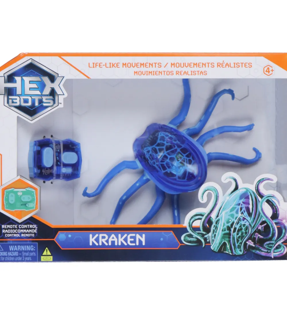 Hex Bots Biler, Tog Og Køretøjer*Fjernstyret kraken - Blå