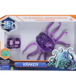 Biler, Tog Og Køretøjer-Hex Bots Fjernstyret kraken - Lilla