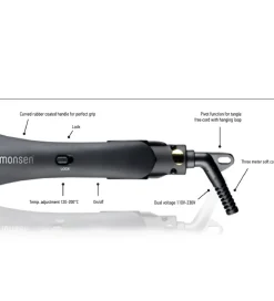 HH Simonsen Krøllejern|Hårstyling*Rod VS5 Deep Waver Krøllejern - Sort