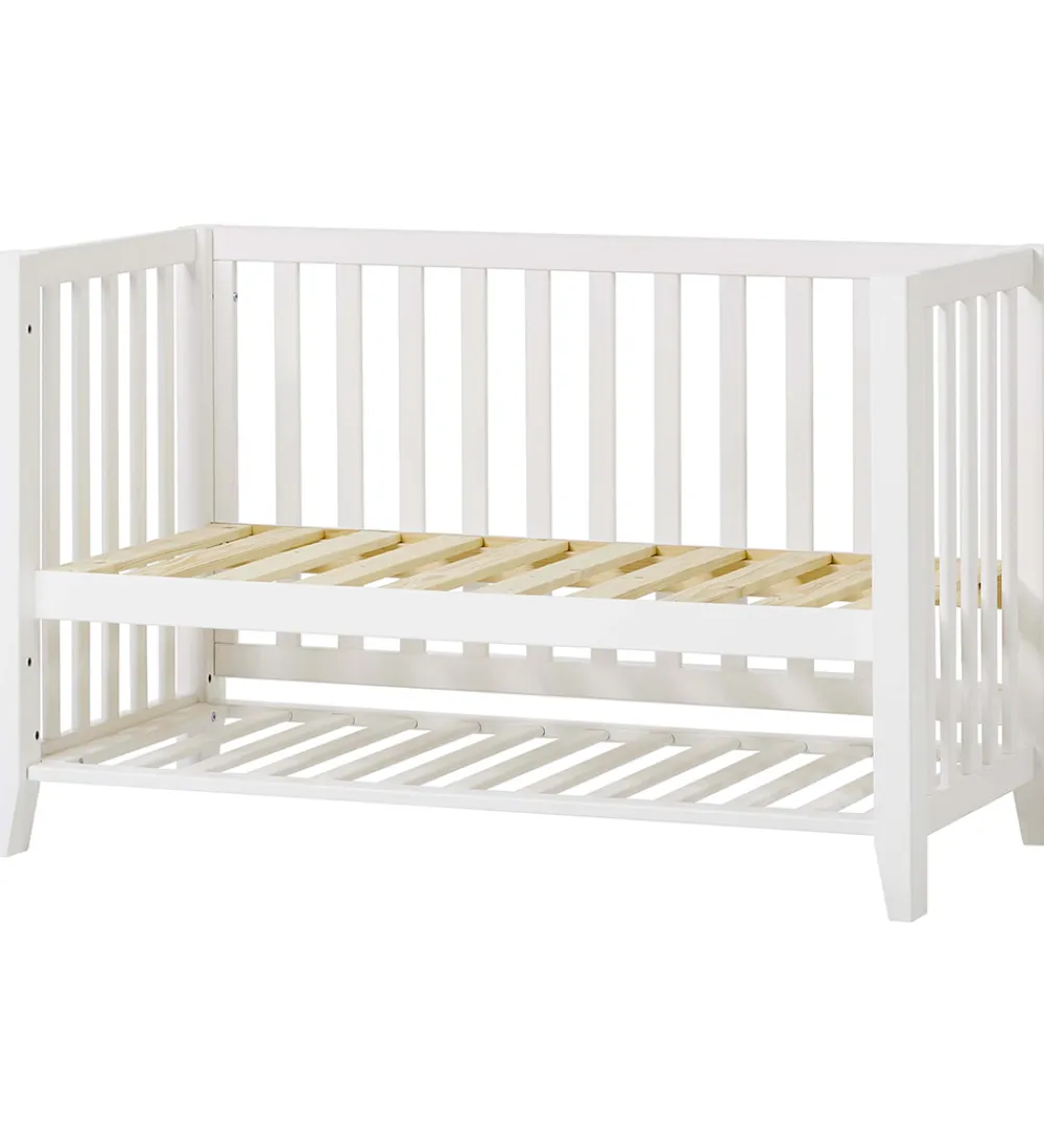 Hoppekids Senge*Babyseng - Anton - 129x69x81 cm - Hvid