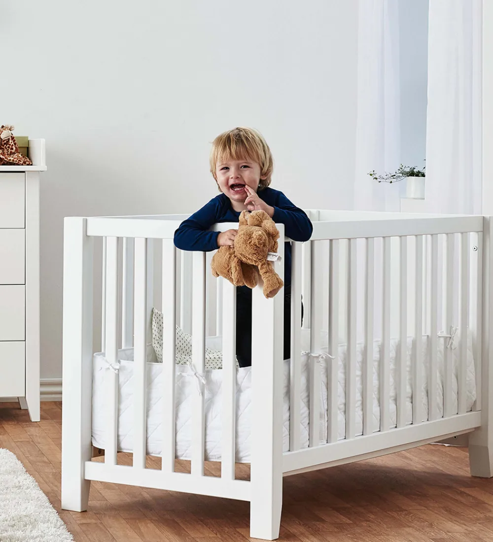 Hoppekids Senge*Babyseng - Anton - 129x69x81 cm - Hvid