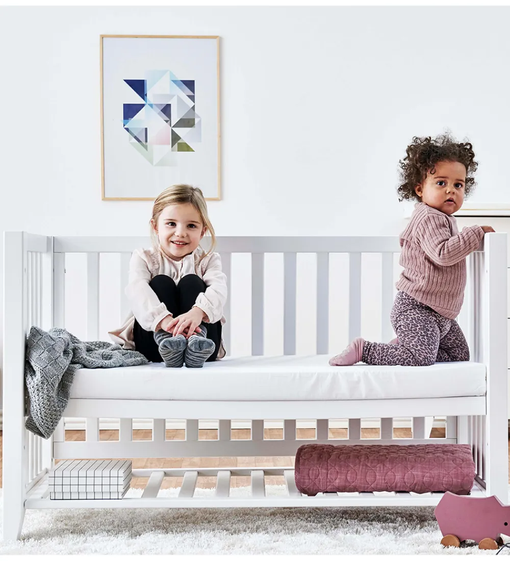 Hoppekids Senge*Babyseng - Anton - 129x69x81 cm - Hvid