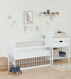 Møbler|Senge-Hoppekids Babyseng - Ida-Marie - 60x120 - Hvid