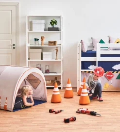 Pyntepuder-Hoppekids Keglesæt - 3-pak - Orange/Hvid