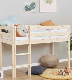 Hoppekids Senge*Seng - Halvhøj - ECO Comfort - 166x76x114 cm - Natural