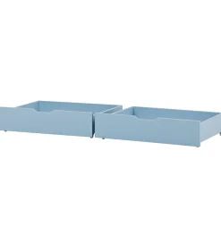 Hoppekids Skuffer*Skuffer m. Hjul - 2 stk. - 70x160 cm - Dream Blue