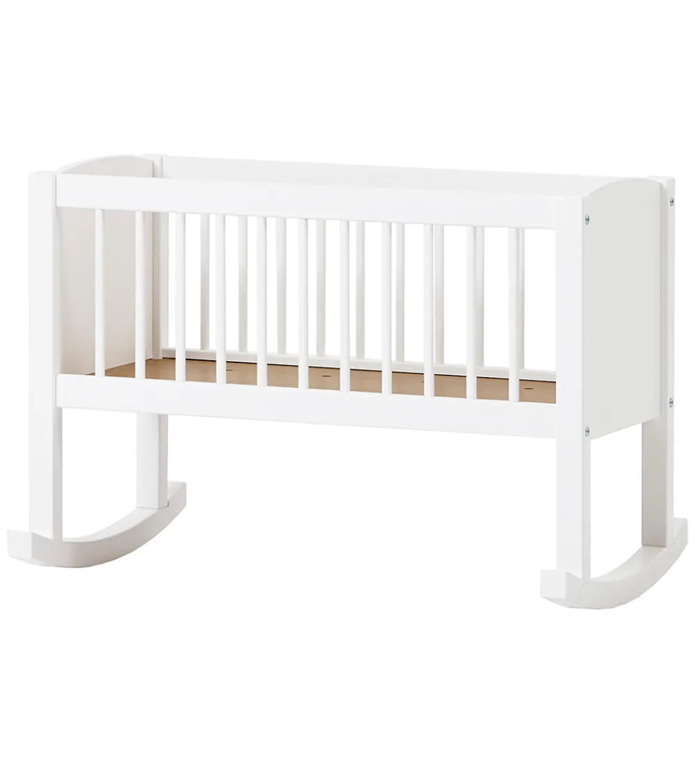 Senge-Hoppekids Vugge - 86x47x62 cm - Hvid