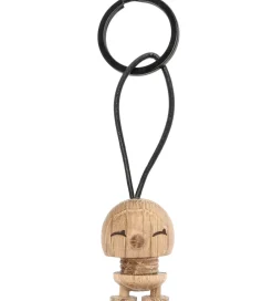 Nøgleringe-Hoptimist Nøglering Bimble - 3 cm - Raw Oak