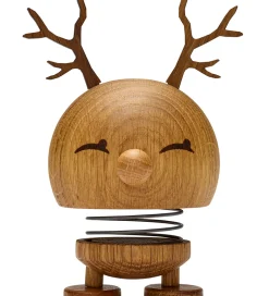 Julepynt-Hoptimist Reindeer Bimble - Medium - 14 cm - Oak