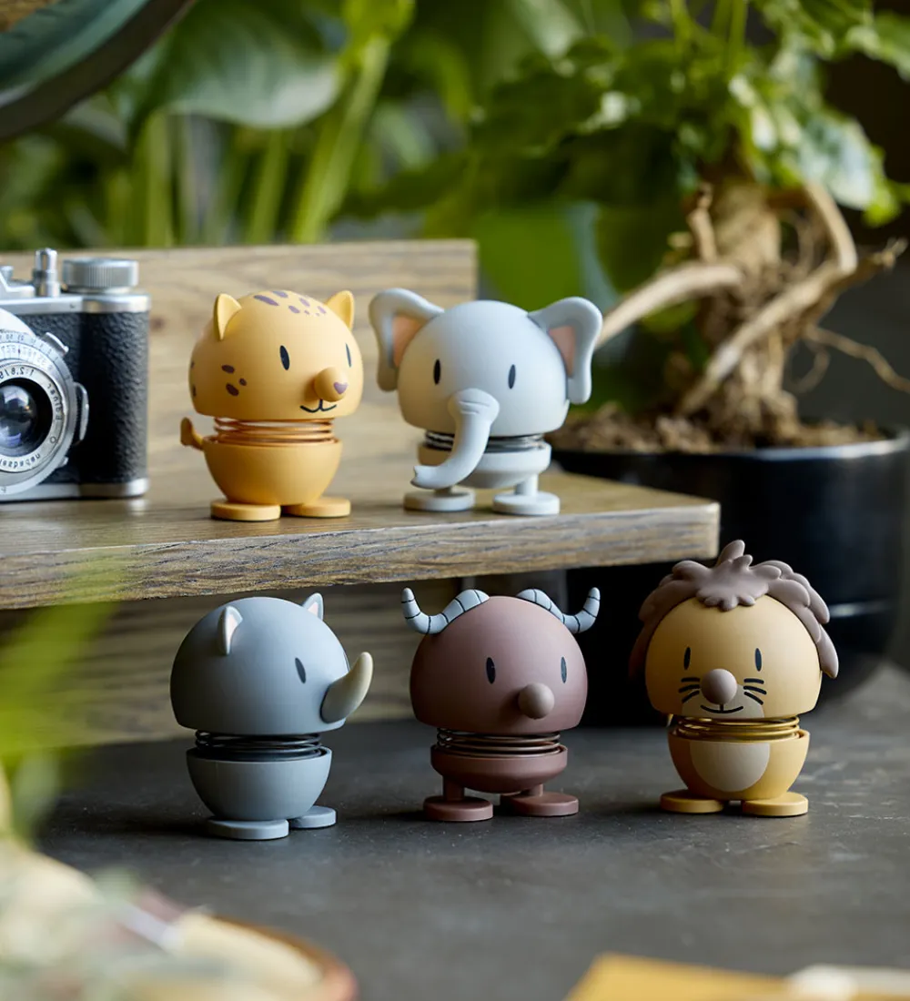 Pyntefigurer|Dekoration-Hoptimist Soft Elephant - 7,6 cm - Grå