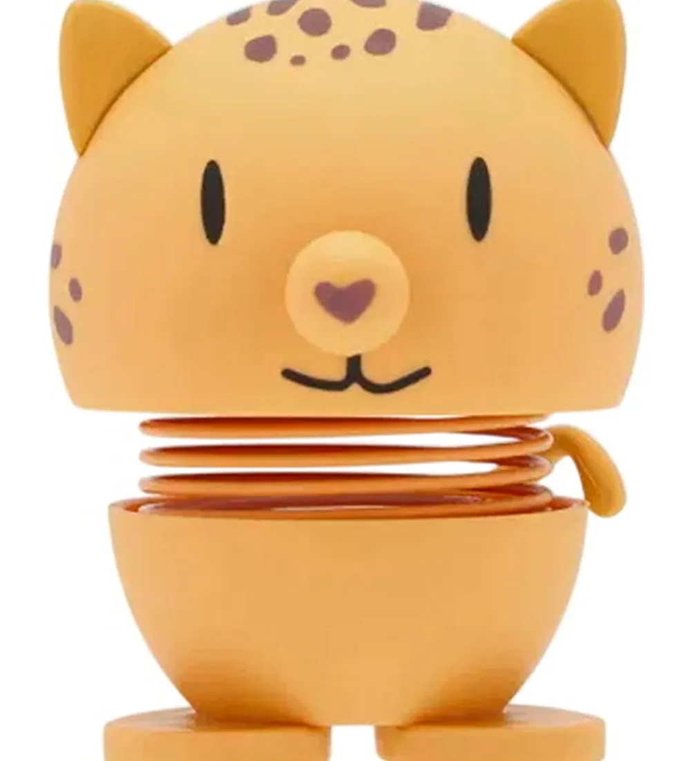 Hoptimist Pyntefigurer|Dekoration*Soft Leopard - 7,6 cm - Gul
