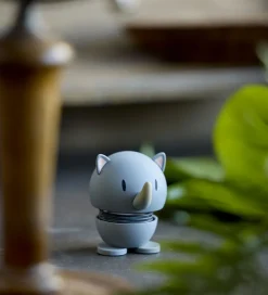 Hoptimist Pyntefigurer|Dekoration*Soft Rhino - 7,6 cm - Grå