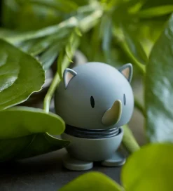Hoptimist Pyntefigurer|Dekoration*Soft Rhino - 7,6 cm - Grå