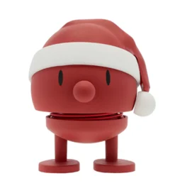 Pyntefigurer-Hoptimist Soft Santa Bumble - 10,5 cm - Rød