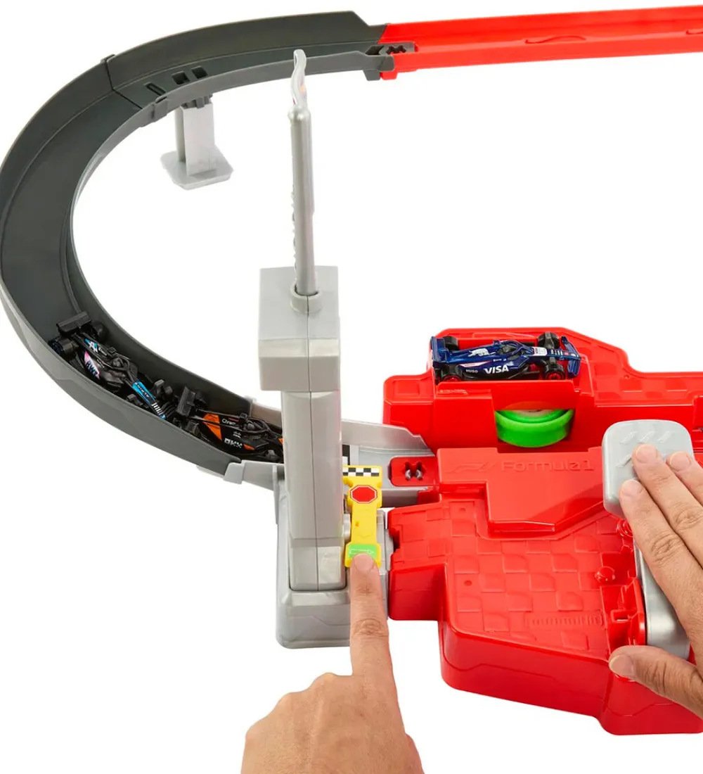 Biler, Tog Og Køretøjer-Hot Wheels Bilbane - F-1 Racing Sprint Trackset