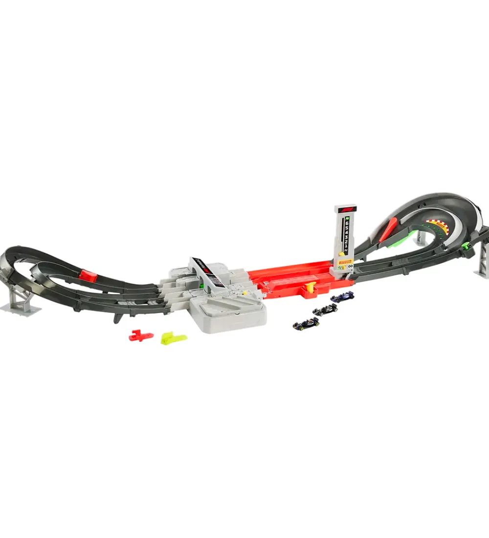 Biler, Tog Og Køretøjer-Hot Wheels Bilbane - F-1 Racing Grand Prix Trackset
