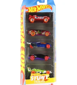 Biler, Tog Og Køretøjer-Hot Wheels Biler - 5-pak - Stunt Tracks
