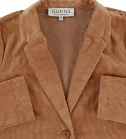 Hound Jakkesæt Og Blazers*Blazer - Fløjl - Light Brown
