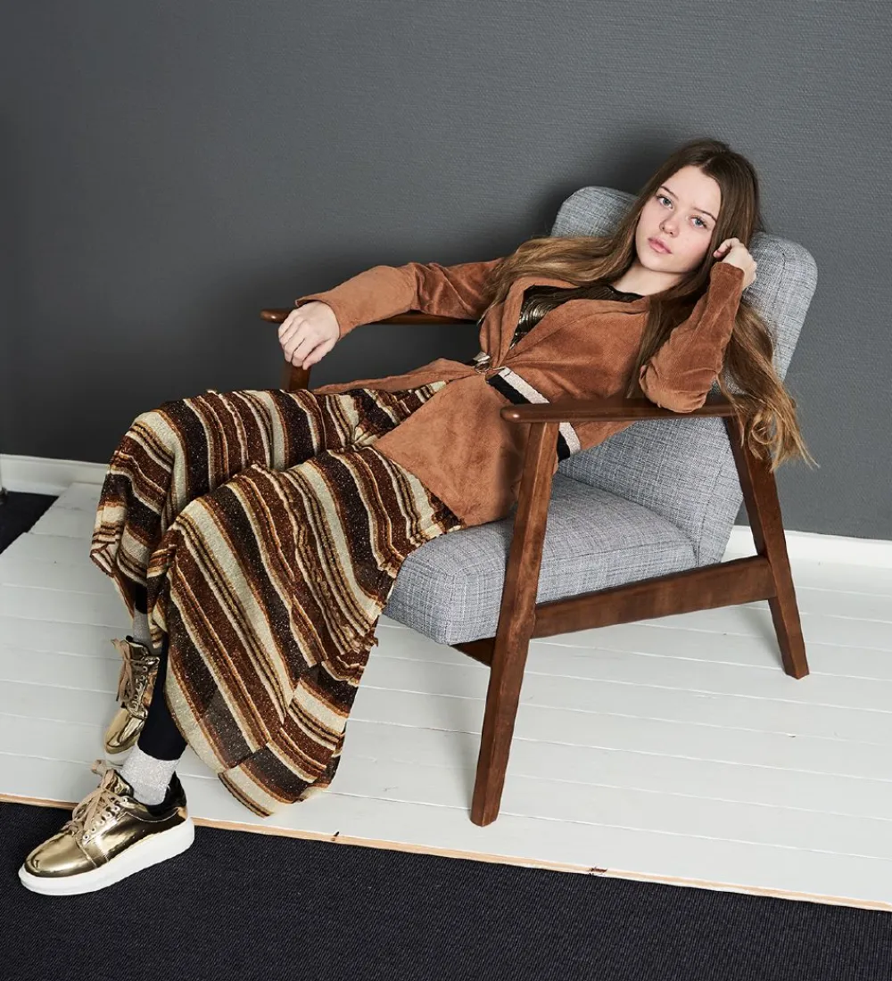 Hound Jakkesæt Og Blazers*Blazer - Fløjl - Light Brown