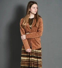 Hound Jakkesæt Og Blazers*Blazer - Fløjl - Light Brown
