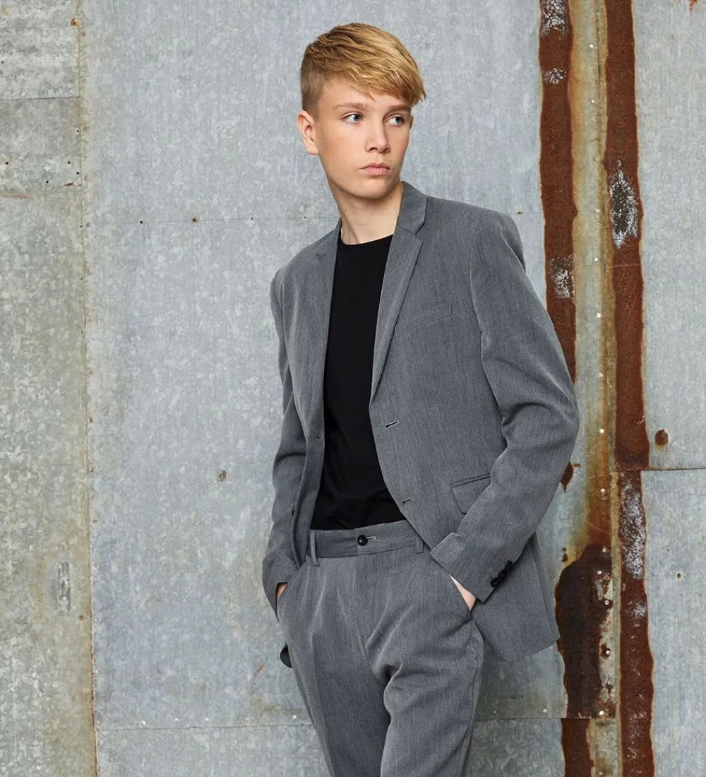 Jakkesæt Og Blazers-Hound Blazer - Grey Melange