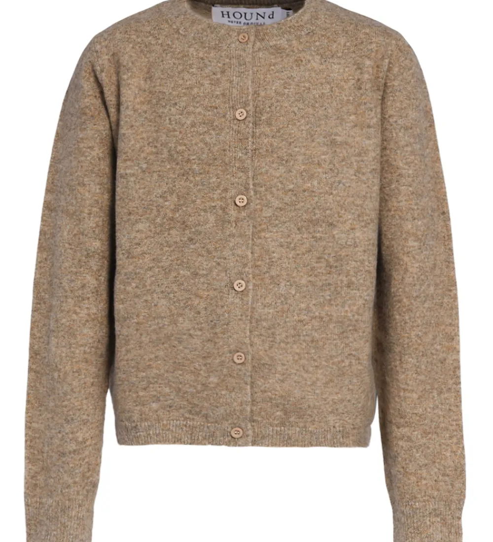 Hound Cardigans*Cardigan - HdLea - Sand Melangé