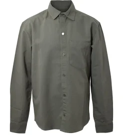 Hound Konfirmationstøj*Skjorte - Linen Blend - Army