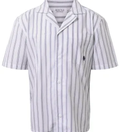 Konfirmationstøj-Hound Skjorte - Striped - Hvid/Navy