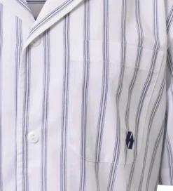 Konfirmationstøj-Hound Skjorte - Striped - Hvid/Navy