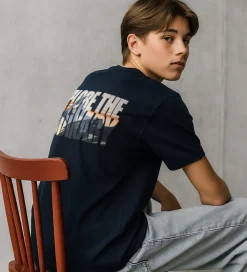T-Shirts-Hound T-shirt - HdAnton - Navy