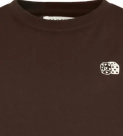 T-Shirts-Hound T-shirt - HdAsta - Dark Brown