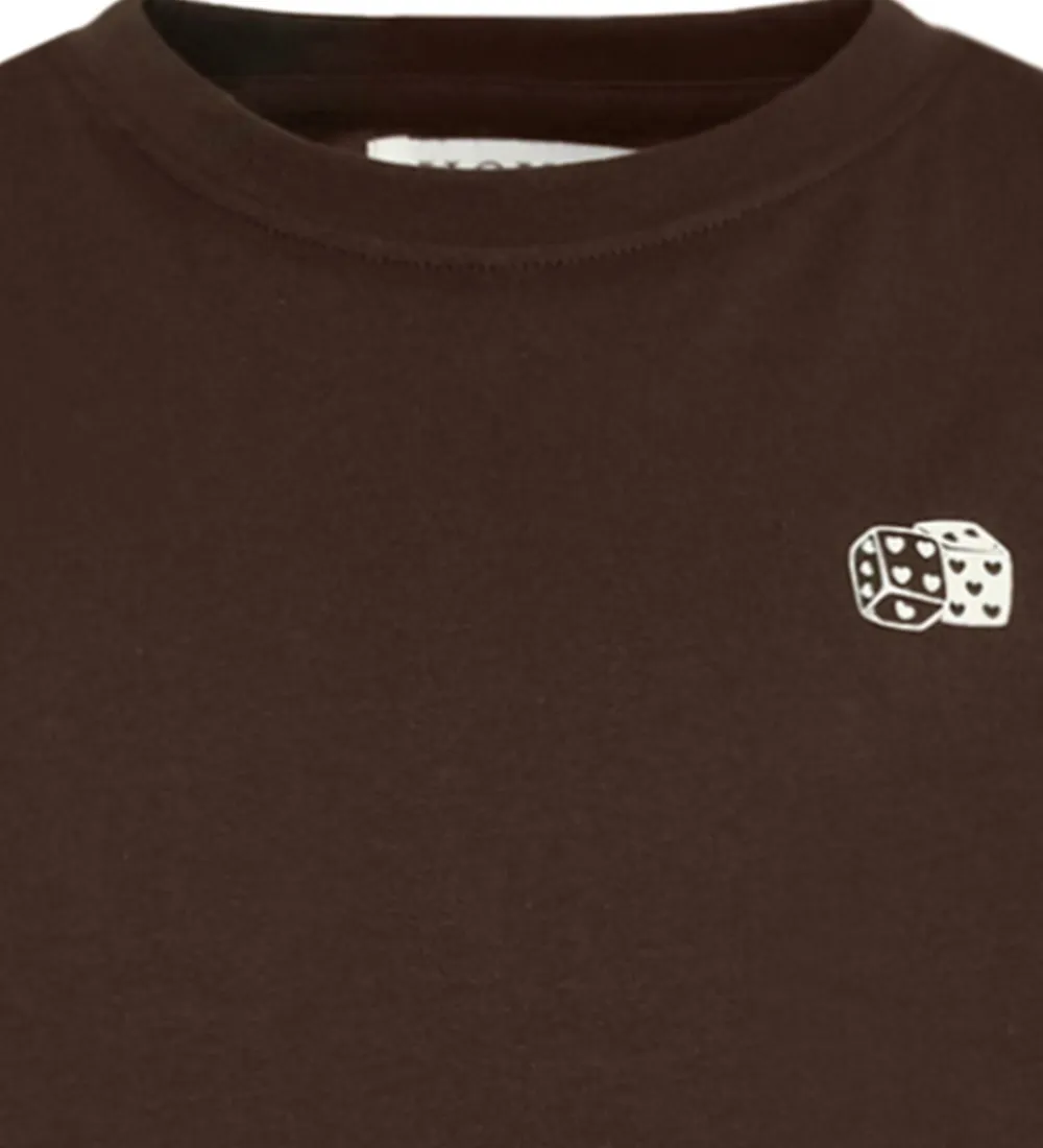 T-Shirts-Hound T-shirt - HdAsta - Dark Brown