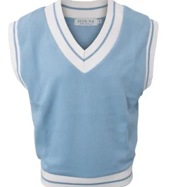 Veste-Hound Vest - Tennis Vest - Strik - Light Blue