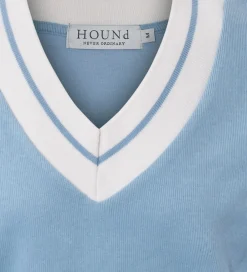 Veste-Hound Vest - Tennis Vest - Strik - Light Blue
